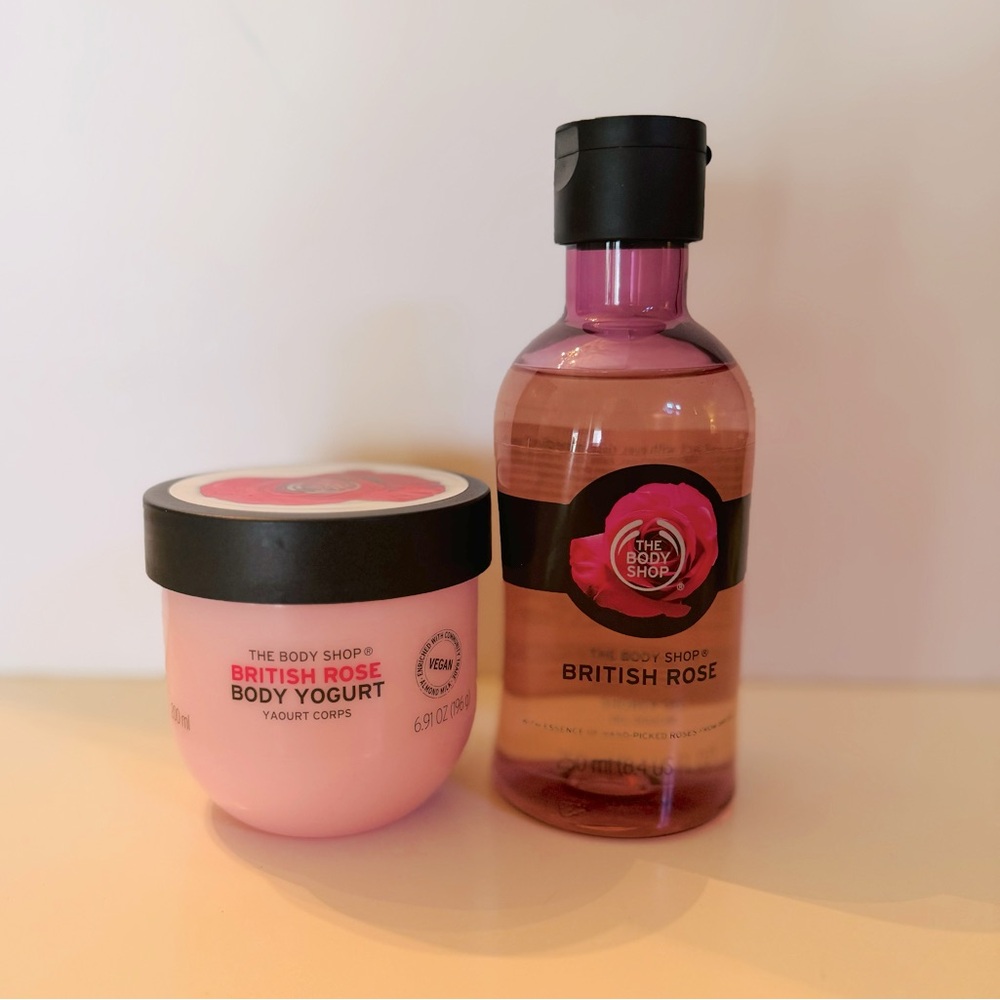 The Body Shop | Body Yogurt and Shower Gel- British Rose - NEW